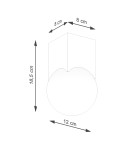 Ceiling lamps spheres - Sollux Plafond SOLIS natural wood SL.1407 - product 9