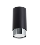 Black ceiling fixtures - Sollux Plafond NERO 12.5 black/chrome SL.1408 - product 1
