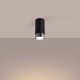 Sollux Plafon NERO 12,5 czarny/chrom SL.1408