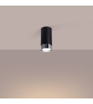 Black ceiling fixtures - Sollux Plafond NERO 12.5 black/chrome SL.1408 - product 3