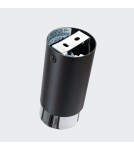 Black ceiling fixtures - Sollux Plafond NERO 12.5 black/chrome SL.1408 - product 4