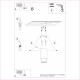 Sollux Plafon NERO 12,5 czarny/chrom SL.1408