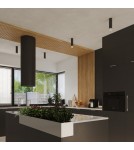 Black ceiling fixtures - Sollux Plafond NERO 12.5 black/chrome SL.1408 - product 9