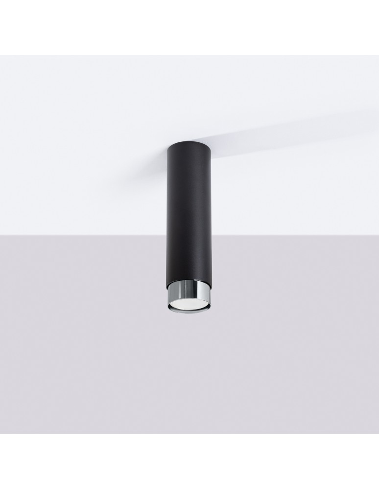 Black ceiling fixtures - Sollux Plafond NERO 22.5 black/chrome SL.1409 - product kolory-swiatla.pl 2