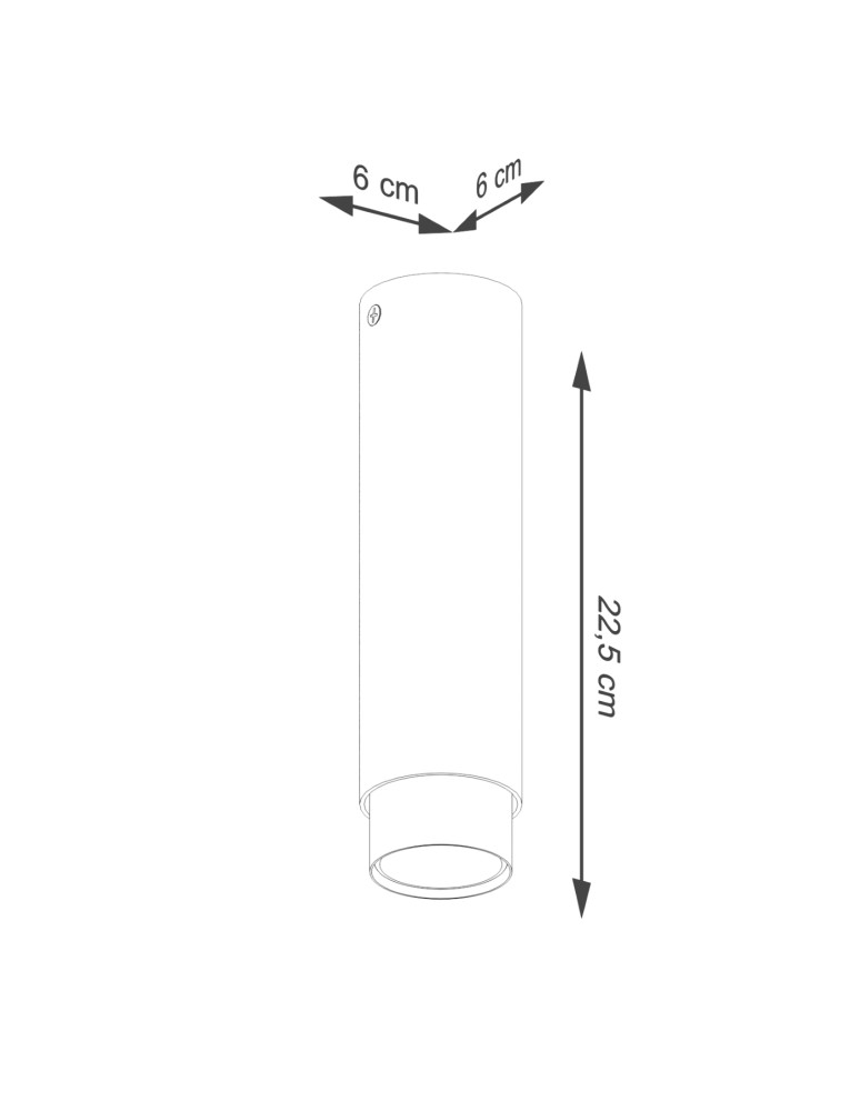 Black ceiling fixtures - Sollux Plafond NERO 22.5 black/chrome SL.1409 - product kolory-swiatla.pl 6