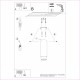Sollux Plafon NERO 22,5 czarny/chrom SL.1409