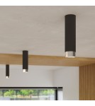 Black ceiling fixtures - Sollux Plafond NERO 22.5 black/chrome SL.1409 - product 10