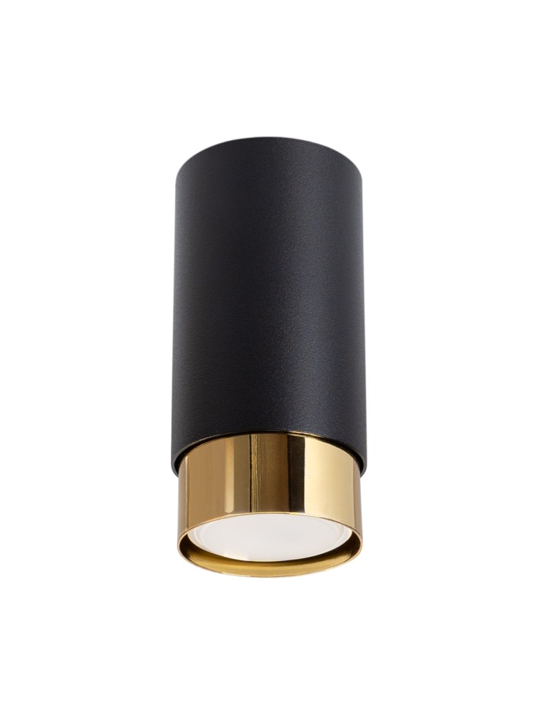 Black ceiling fixtures - Sollux Plafond NERO 12.5 black/gold SL.1410 - product kolory-swiatla.pl 1
