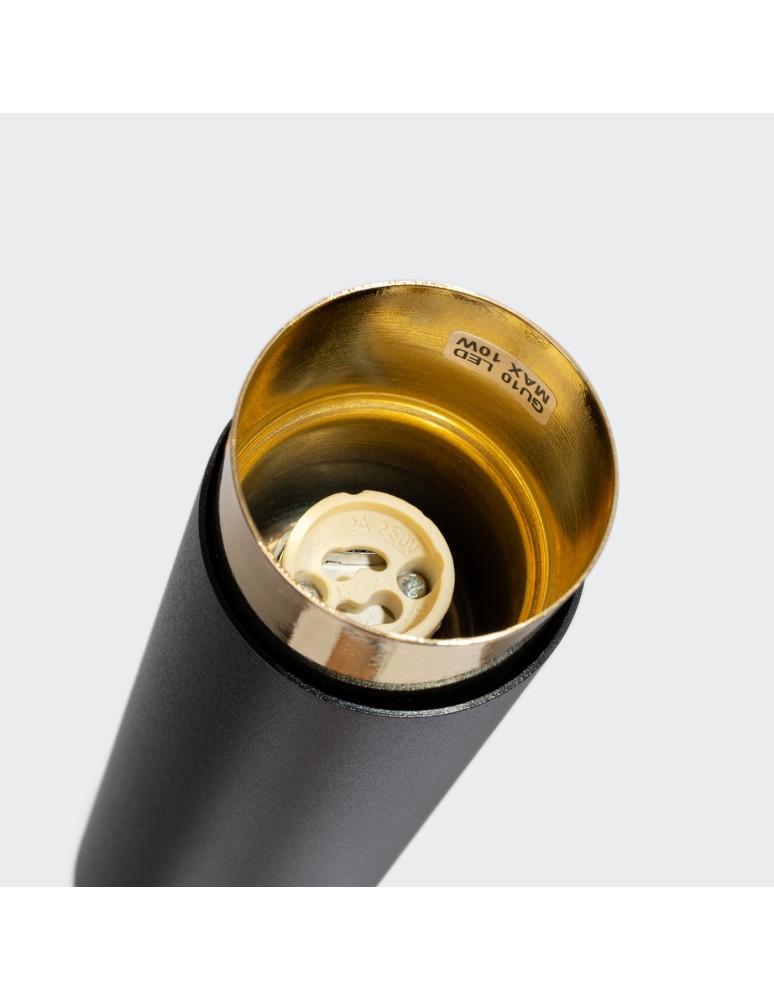 Black ceiling fixtures - Sollux Plafond NERO 12.5 black/gold SL.1410 - product kolory-swiatla.pl 5