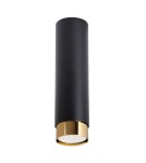 Black ceiling fixtures - Sollux Plafond NERO 22.5 black/gold SL.1411 - product 1