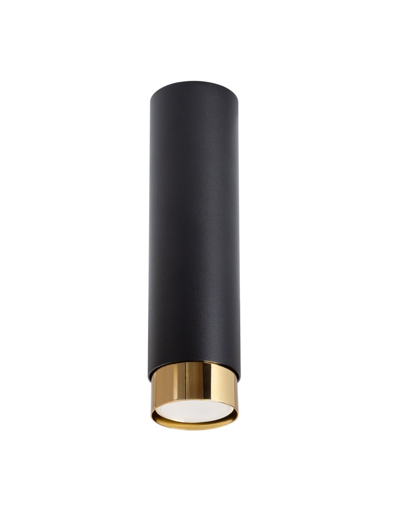 Black ceiling fixtures - Sollux Plafond NERO 22.5 black/gold SL.1411 - product kolory-swiatla.pl 1