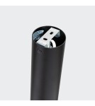 Black ceiling fixtures - Sollux Plafond NERO 22.5 black/gold SL.1411 - product 4