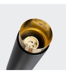 Black ceiling fixtures - Sollux Plafond NERO 22.5 black/gold SL.1411 - product 5