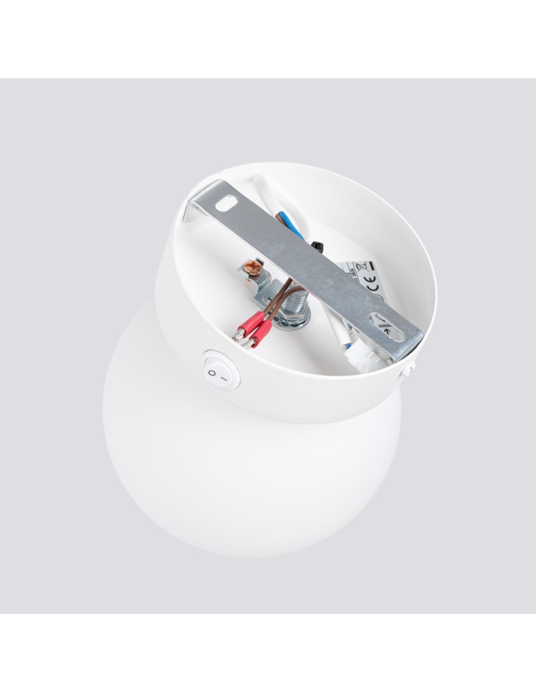 Wall lamps spheres - Sollux Wall lamp YOLI 1 white SL.1460 - product kolory-swiatla.pl 5