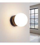 Wall lamps spheres - Sollux Wall lamp YOLI 1 black SL.1461 - product 3
