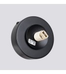Wall lamps spheres - Sollux Wall lamp YOLI 1 black SL.1461 - product 6
