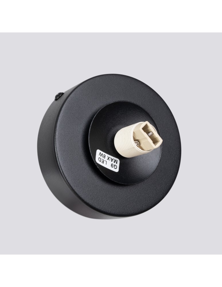 Wall lamps spheres - Sollux Wall lamp YOLI 1 black SL.1461 - product kolory-swiatla.pl 6