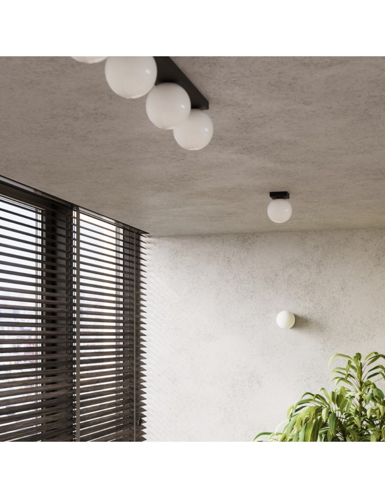 Wall lamps spheres - Sollux Wall lamp YOLI 1 black SL.1461 - product kolory-swiatla.pl 11