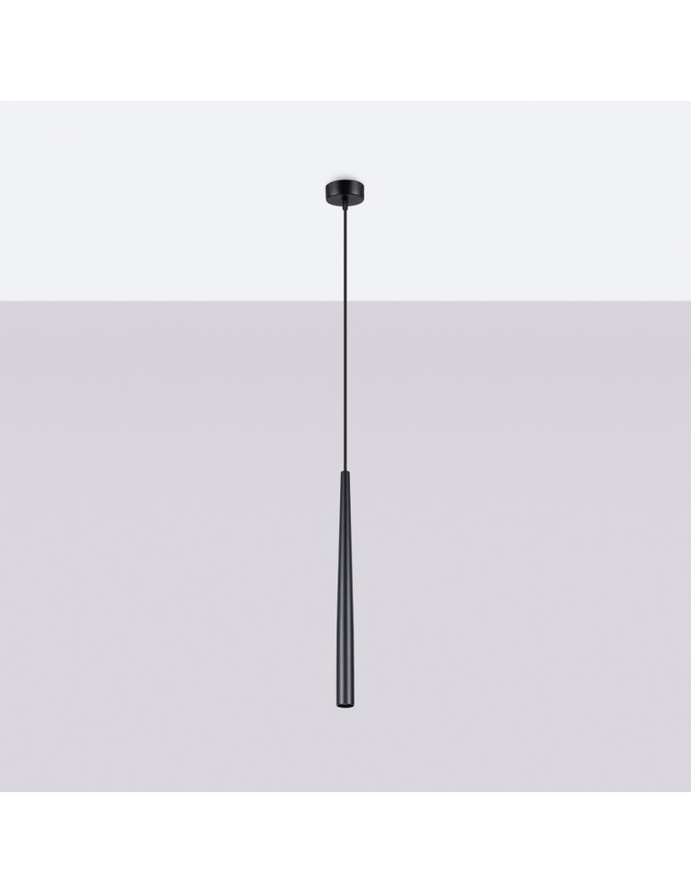 Pendant tube lamps - Sollux BLISS 1 pendant lamp black SL.1462 - product kolory-swiatla.pl 2