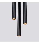 Pendant tube lamps - Sollux BLISS 3P pendant lamp black SL.1463 - product 7