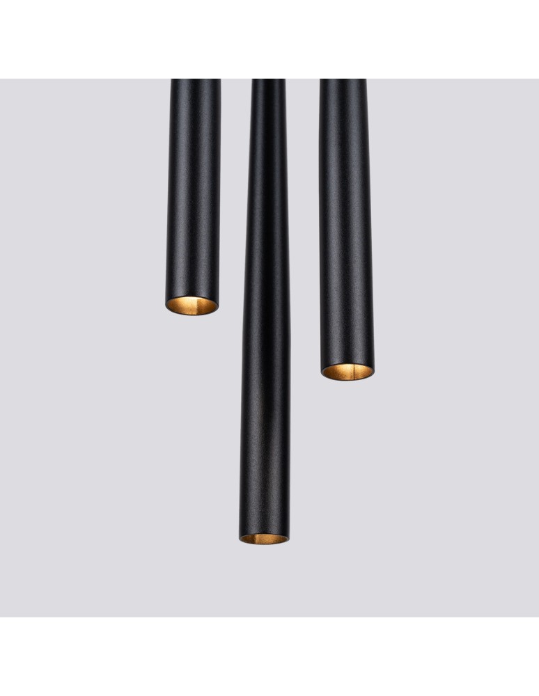 Pendant tube lamps - Sollux BLISS 3P pendant lamp black SL.1463 - product kolory-swiatla.pl 7