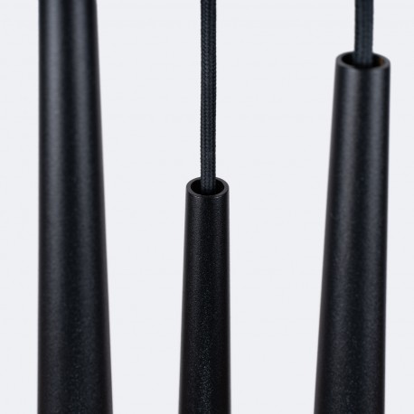 Sollux Lampa wisząca BLISS 3P czarna SL.1463