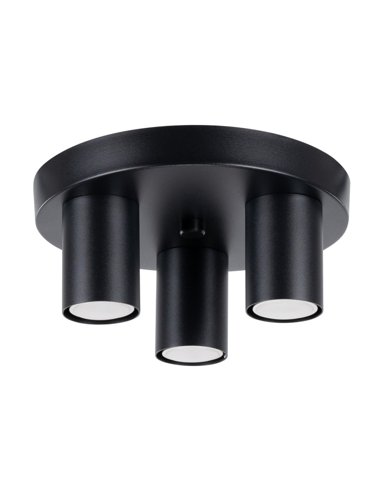 Modern ceiling lamps - Sollux Plafond LAGOS 3P black SL.1466 - product kolory-swiatla.pl 1