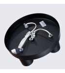 Modern ceiling lamps - Sollux Plafond LAGOS 3P black SL.1466 - product 5