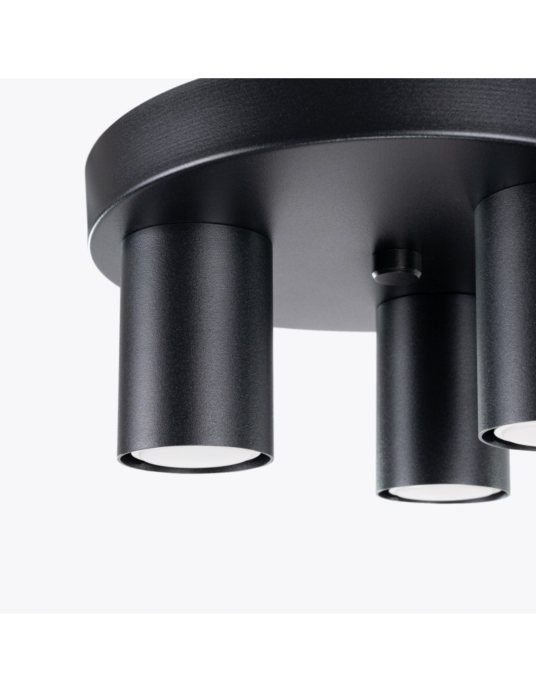 Modern ceiling lamps - Sollux Plafond LAGOS 3P black SL.1466 - product kolory-swiatla.pl 6
