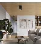 Modern ceiling lamps - Sollux Plafond LAGOS 3P black SL.1466 - product 10