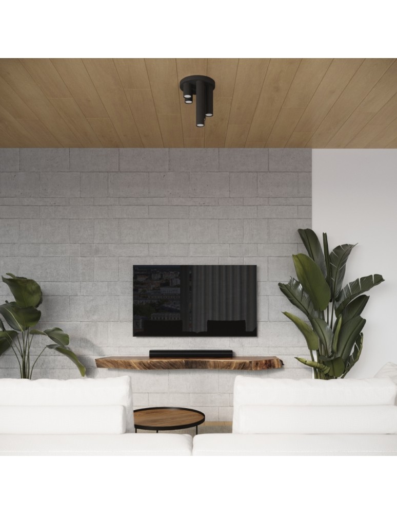 Modern ceiling lamps - Sollux Plafond LAGOS 3P black SL.1466 - product kolory-swiatla.pl 11