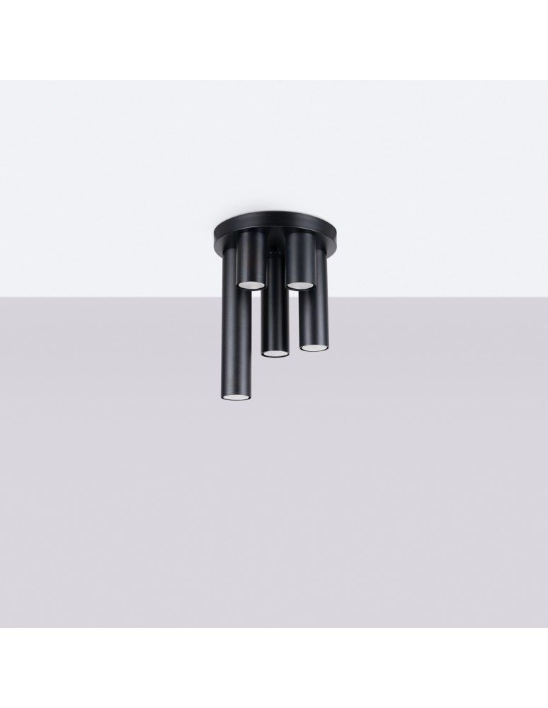 Modern ceiling lamps - Sollux Plafond LAGOS 5P black SL.1467 - product kolory-swiatla.pl 2