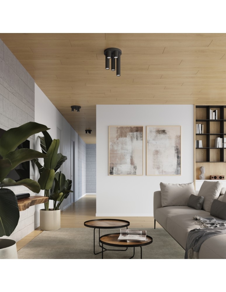 Modern ceiling lamps - Sollux Plafond LAGOS 5P black SL.1467 - product kolory-swiatla.pl 10