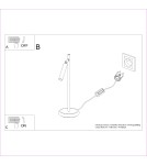 Desk lamps - Sollux PASTELO desk lamp white SL.1468 - product 8