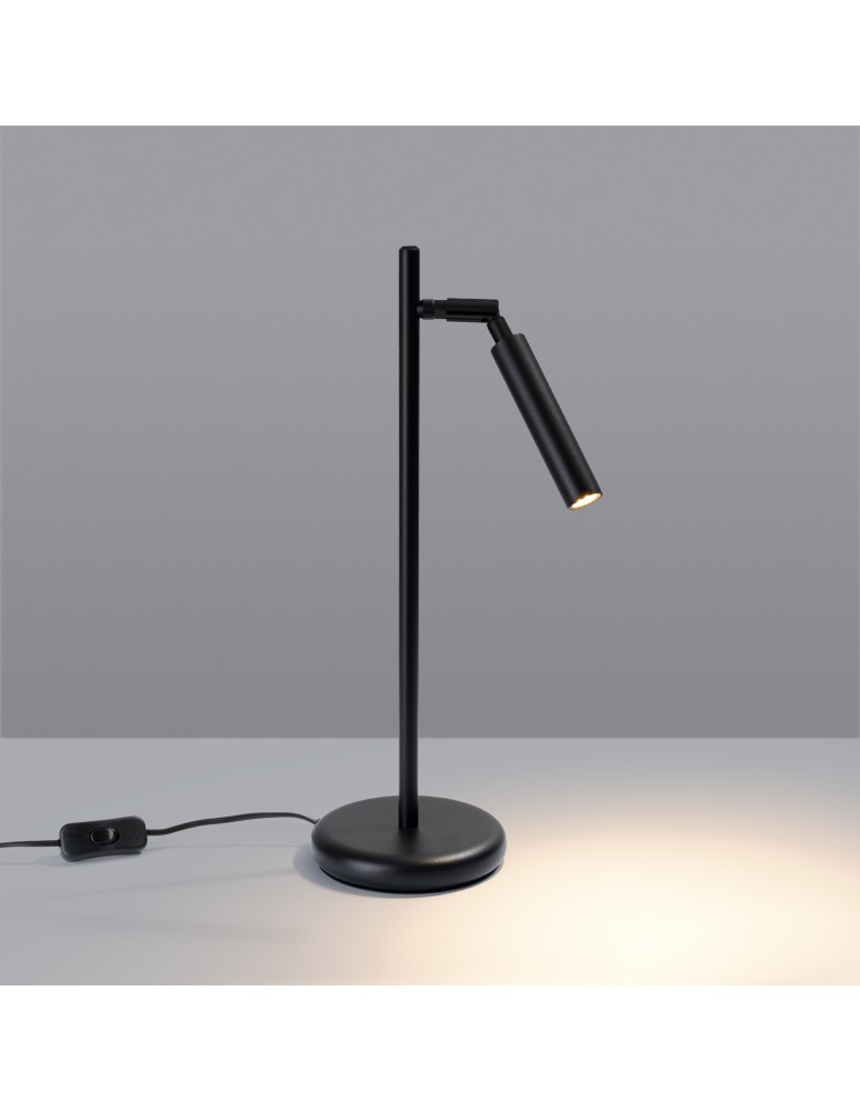 Sollux Lampa biurkowa PASTELO czarna SL.1469