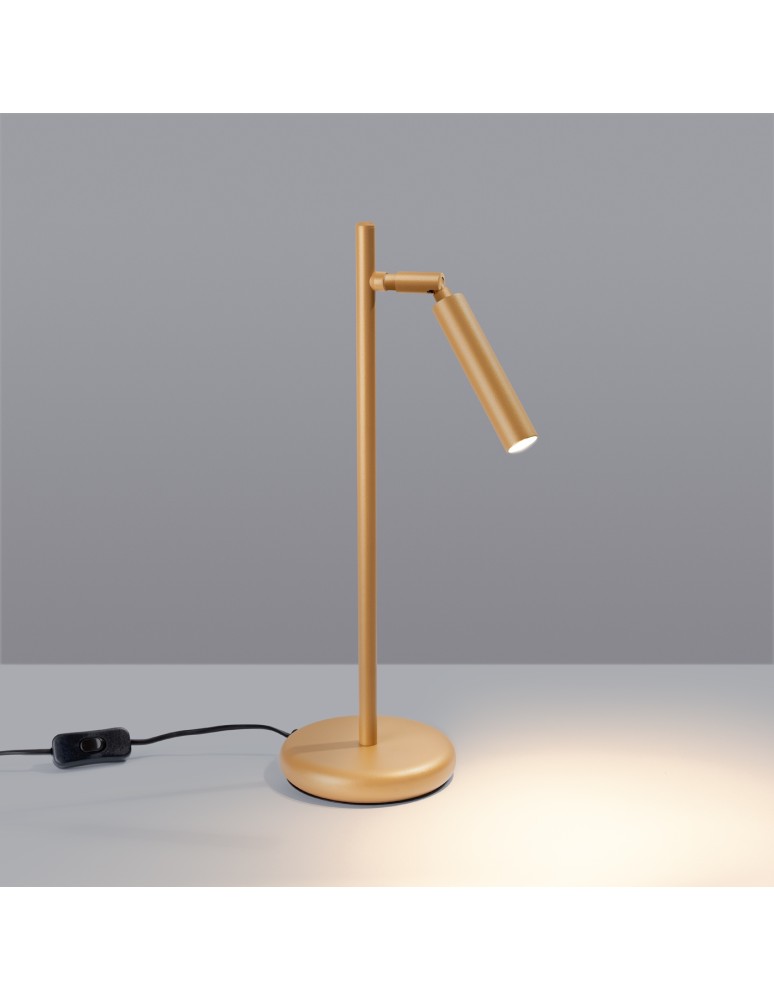 Sollux Lampa biurkowa PASTELO złota SL.1470