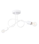 Loft ceiling lamps - industrial - Sollux Chandelier LOOP 2 white SL.1471 - product 1