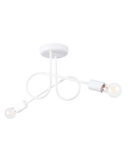 Sollux Żyrandol LOOP 2 biały SL.1471