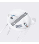 Loft ceiling lamps - industrial - Sollux Chandelier LOOP 2 white SL.1471 - product 4