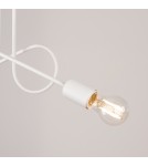 Loft ceiling lamps - industrial - Sollux Chandelier LOOP 2 white SL.1471 - product 6