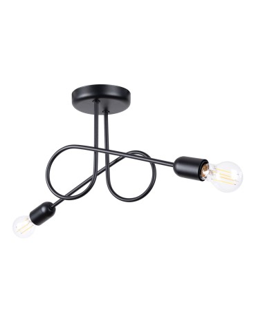 Sollux Chandelier LOOP 2 black SL.1472