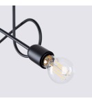 Loft ceiling lamps - industrial - Sollux Chandelier LOOP 2 black SL.1472 - product 7