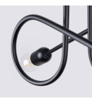 Loft ceiling lamps - industrial - Sollux Chandelier LOOP 2 black SL.1472 - product 8