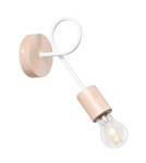 Loft wall lamps - industrial - Sollux Wall lamp EMBER white SL.1473 - product 1