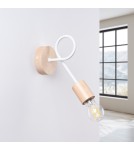 Loft wall lamps - industrial - Sollux Wall lamp EMBER white SL.1473 - product 2