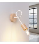 Loft wall lamps - industrial - Sollux Wall lamp EMBER white SL.1473 - product 3
