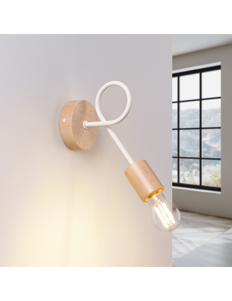 Loft wall lamps - industrial - Sollux Wall lamp EMBER white SL.1473 - product kolory-swiatla.pl 3