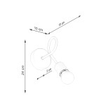 Loft wall lamps - industrial - Sollux Wall lamp EMBER white SL.1473 - product 10