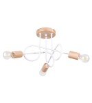 Loft ceiling lamps - industrial - Sollux Chandelier EMBER 3 white SL.1474 - product 1