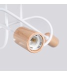 Loft ceiling lamps - industrial - Sollux Chandelier EMBER 3 white SL.1474 - product 5